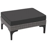 thumbnail of tectake Conjunto de descanso em rattan com estrutura em alumínio BELLARIA  Cinzento