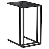 thumbnail of Décoshop26 - Table d'appoint table d'ordinateur bout de canapé 50 x 35 x 65 cm verre trempé noir et fer DEC032518