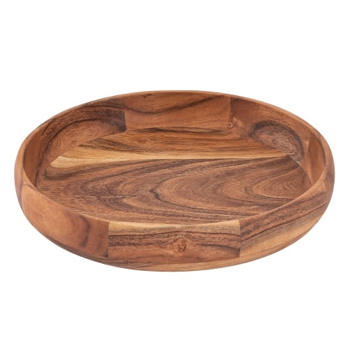 Obstschale Deko Schale Holz Masterbox 8-teilig ø30cm lebensmittelecht Akazie massiv