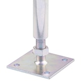 thumbnail of Alberts 8 x U-Pfostenträger, Breite 71 - 161 mm, Bodenabstand 150 - 190 mm, galvanisch verzinkt, dickschichtpassiviert, zum Aufschrauben