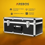 thumbnail of Set di 3 valigette da trasporto portatili Valigetta in alluminio