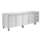 thumbnail of Polar U-Serie Arbeitstisch-Kühlschrank mit vier Türen 553Ltr