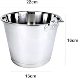 thumbnail of Cubo Acero Inoxidable de 4L, Balde Metal Multiuso COSHANO