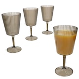 thumbnail of 4er Set ToGo Weingläser Grau aus Kunststoff - 10489