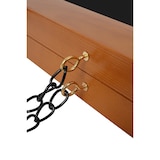 thumbnail of METRO PROFESSIONAL Panneau de trottoir, bois de pin/métal, 55 x 56 x 82 cm, teck