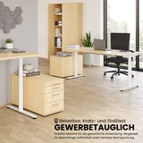 thumbnail of bümö Rollcontainer mit Schubladen, Container abschließbar aus Holz in Buche - Rollwagen für's Büro als Schreibtisch Unterschrank, Bürocontainer od.