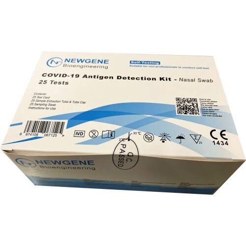 NEWGENE (1er Laien) COVID-19 Antigen Test Corona Laientest CE 1434 - Schnelltest (1 Stück)