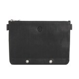 thumbnail of Sonnenleder Stiftetui zum Abheften Leder 21x15cm Federmäppchen schwarz auch als kleine Banktasche BRENTANO