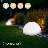 thumbnail of MONZANA® LED Solarlampe 3er Set Wetterfest IP44 Kugel Halbrund Solar Akku Garten Solarleuchte Gartenbeleuchtung Outdoor