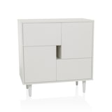 thumbnail of Sideboard / Kommode LYKKJA 77x39,5x72 cm 2 Schubladen 2 Türen weiß hjh LIVING