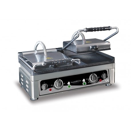 Presse à panini professionnel   560 x 440 x 300 mm          Acier inoxydable 560x440x300mm COMBISTEEL