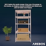 thumbnail of Scaffalature Pesanti Scaffalature da Officina Scaffali da Ufficio MDF argento