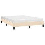 thumbnail of vidaXL Bedframe zonder matras stof crèmekleurig 140x200 cm