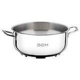 thumbnail of BEM Dampfkocher 6-tlg. 30 cm aus Edelstahl 18/10 mit Glasdeckel, NICHT induktionsgeeignet