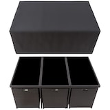 thumbnail of Aluminium Rattan Sitzgruppe New York 6+4+1 mit Schutzhülle