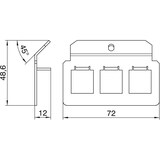 thumbnail of OBO Bettermann Trägerplatte MTM 3F 7407833