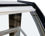 thumbnail of Romux® Kühlvitrine für Konditorei Standgerät 2 Böden Gebogenes Glas Schwarz 800 Liter Umluftkühlung | Professionelle Vitrinen
