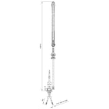 thumbnail of Tête de lavage pour lave-vaisselle TOPLINE avec mitigeur monocommande - monotrou, 55 x 350 mm