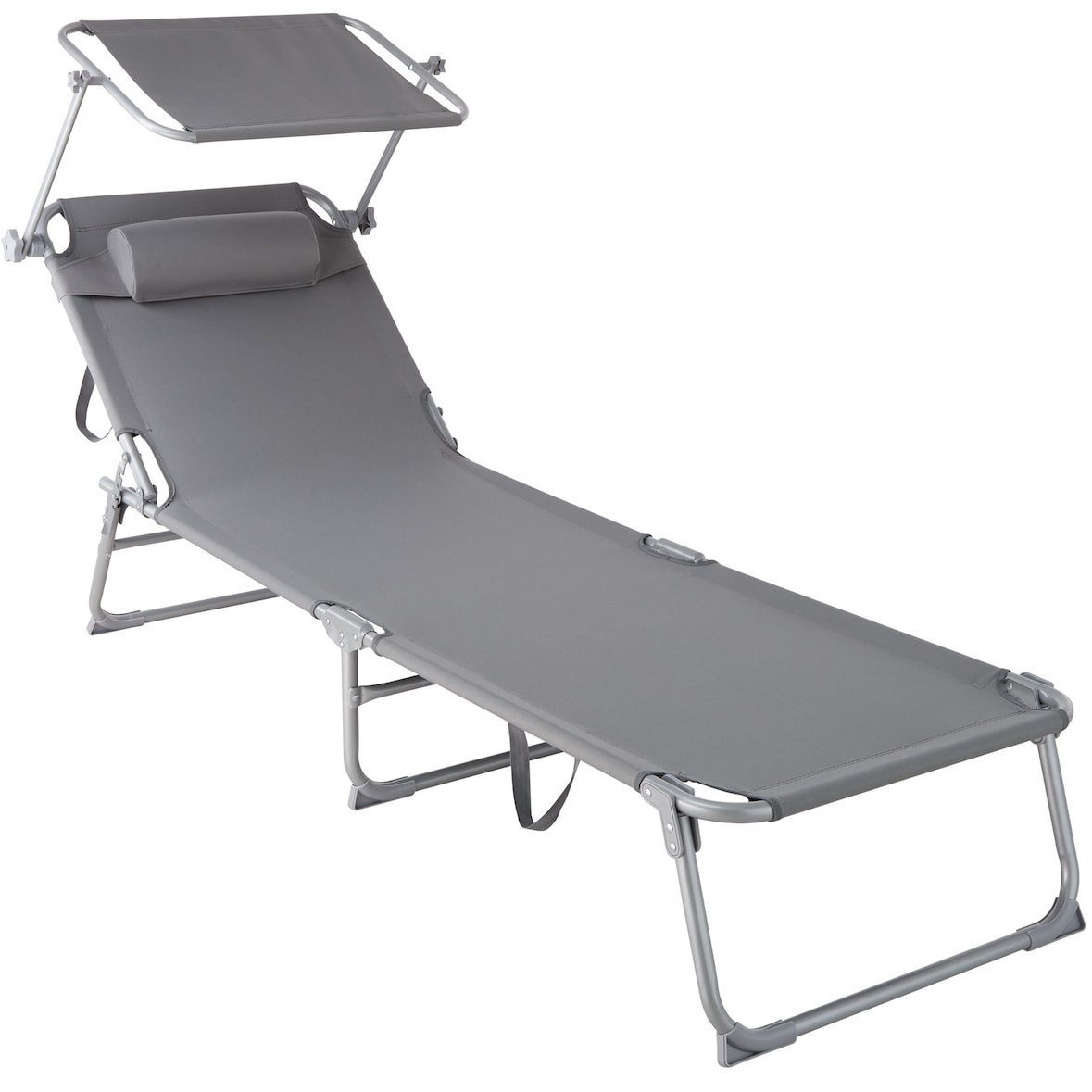 tectake Espreguiçadeira CHLOE  Cinzento