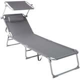 thumbnail of tectake Espreguiçadeira CHLOE  Cinzento