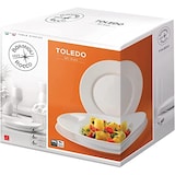 thumbnail of Bormioli Rocco Servizio Tavola 18 Pezzi Toledo in Vetro Opale Bianco