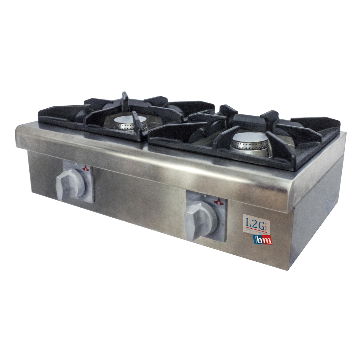 L2G - AGO-02 - rechaud gaz a poser, 2 feux