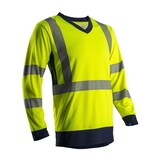 thumbnail of SUNO T-shirt de travail manches longues haute visibilité SUNO - Jaune Fluo L - 48/50