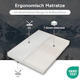 thumbnail of Merax Kaltschaummatratze 7 Zonen Komfortschaummatratze, 20 cm hoch, H3 H2 matratze 180x200 cm Ergonomische mit Griffe