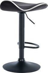 thumbnail of Décoshop26 - Barhocker x1 ergonomischer Sitz aus schwarzem PVC schwarzes Metallgestell in Trompetenform 10_0005383