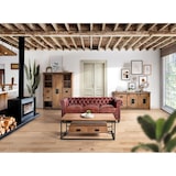 thumbnail of Alacena de estilo industrial en madera de mango y toques en metal