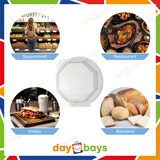 thumbnail of DayBays 2000 Stk. Haushaltsbox PP 250 ml 144x140x38 mm 8 Eckig Salat-Box Alpha mit anhängendem Deckel