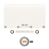 thumbnail of Abdeckplane 10x12m, 280 g/m², 120m², Gewebeplane, Schutzplane, Weiß