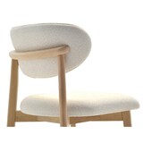 thumbnail of Gastrostuhl Caya | Massivholz Stuhl | gepolstert | Creme