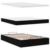 thumbnail of vidaXL Ottoman-Bett mit Matratze Schwarz 120x200 cm Stoff