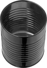 thumbnail of Recipiente de acero galvanizado negro en forma de lata Olympia CP498