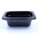 thumbnail of Kunststoff GN 1/9 Polycarbonat schwarz Gastronormbehälter GN-Behälter 0,6 Liter Tiefe 65mm