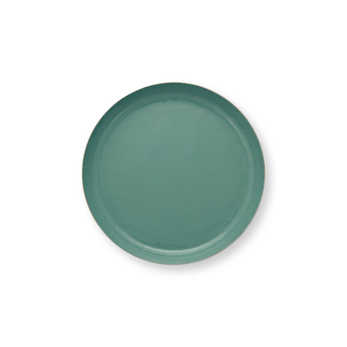 Pip Studio - Plateau rond émaillé Vert - 40cm