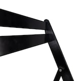 thumbnail of Klappstuhl aus Bambusholz Schwarzer 42,5 x 47,5 x 79 cm O91