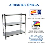 thumbnail of SimonRack Metallregal, 900x1200x300 mm, 3 Ebenen, Metallboden, 200 kg Biegepunkt, Anthrazit/Verzinkt - Simonclick
