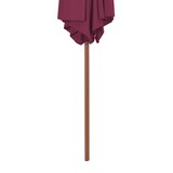 thumbnail of vidaXL Parasol met houten paal 270 cm bordeauxrood