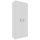 thumbnail of Armadio Armadietto Multiuso A Colonna Paige con 2 Ante e 5 Ripiani Ingresso Camera da Letto 73 x 180 x 37 cm Colore Bianco