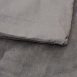 thumbnail of vidaXL Verzwaringsdeken met hoes 200x200 cm 9 kg stof grijs