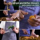 thumbnail of Wakoli Schleifstein 1000er und 4000er Körnung (beidseitig) I Messerschärfer - Wetzstein zum Schärfen von Damast- und Stahl Messern I Abziehstein mit