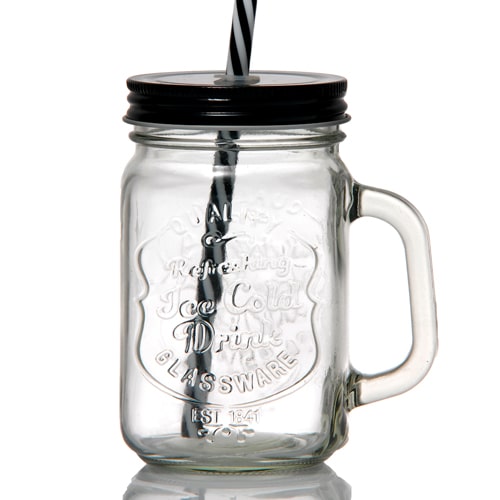 MONDO DECO Jarre Cold Drink 40 cl Clear Hauteur 13 cm Diamètre: 8 cm x 6 Mondo Déco