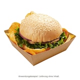 thumbnail of 500x Snack Schale Karton, 600ml, braun