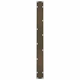 thumbnail of vidaXL Esstischbeine Naturstahl 2 Stk. 100x(72-73) cm Stahl