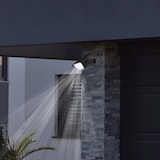 thumbnail of Lot de 2 spots solaires projecteur 2 en 1 à piquer ou à fixer rectangulaires éclairage puissant dimmable LED blanc CURTIS H 31.5cm