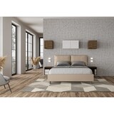 thumbnail of Letto senza rete imbottito 160x210 similpelle tortora Antea