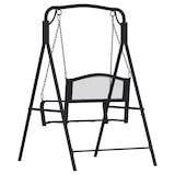 thumbnail of vidaXL Hollywoodschaukel 124 cm Schwarz Stahl