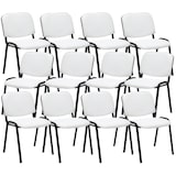 thumbnail of Pack De 12 Sillas Confidente Ken En Simil Cuero Blanco